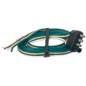 Product of Husky Towing 13193 Trailer End 4 Flat Trailer Wiring Connector 