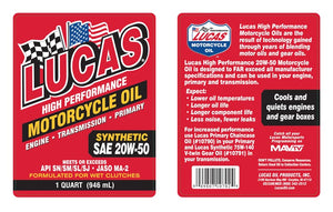 Product of Lucas Oil 10702 Oil