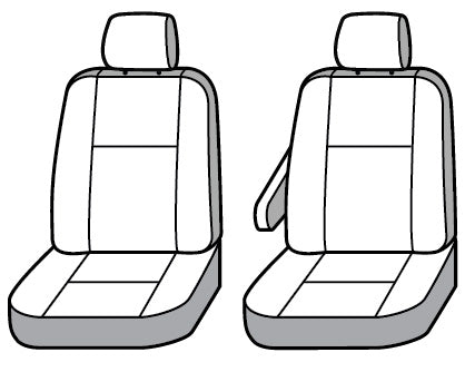 Product of Covercraft SS2579PCCH SeatSaver® Charcoal Polycotton Seat Cover 