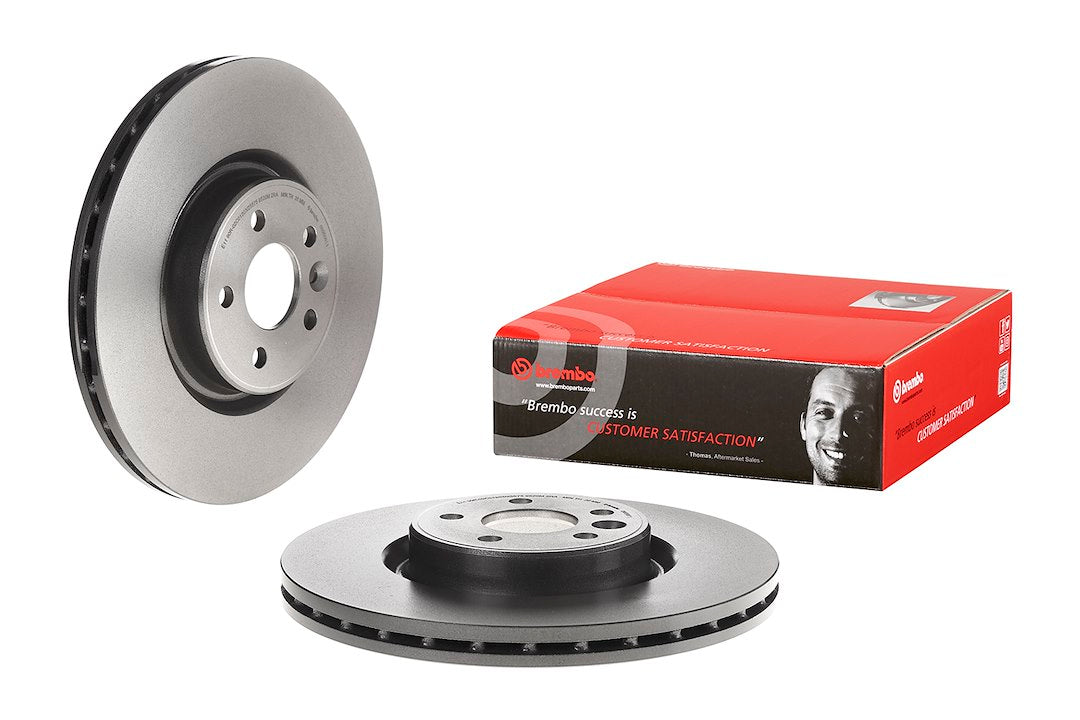Product of Brembo 09958611C02 Vented 1 Piece Brake Rotor 