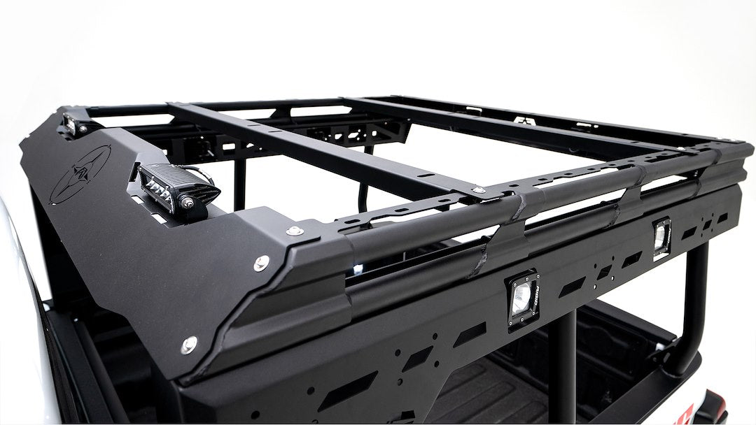 Product of Fab Fours JTOR-03-1 Black Roof Rack Cross Bar - Single 