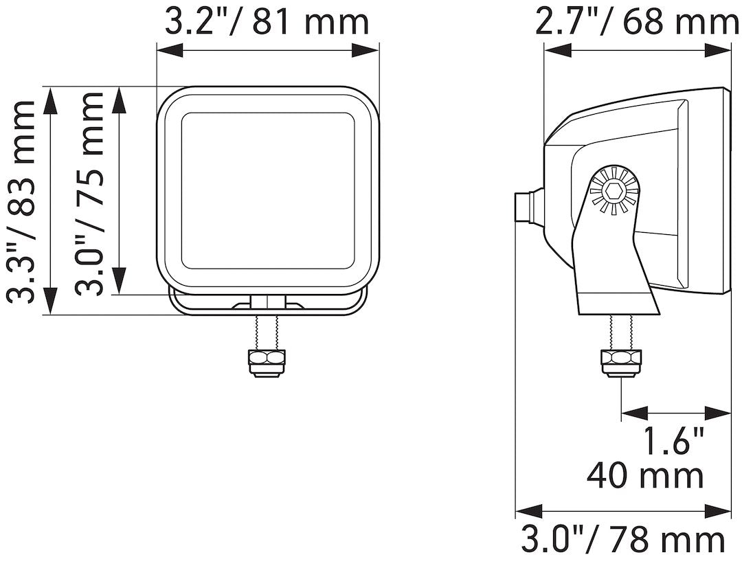 Product of Hella 358176811 Driving/ Fog Light 