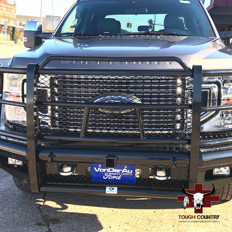 Product of Tough Country Products TFR2017F Traditional Steel Powder Coated Bumper 