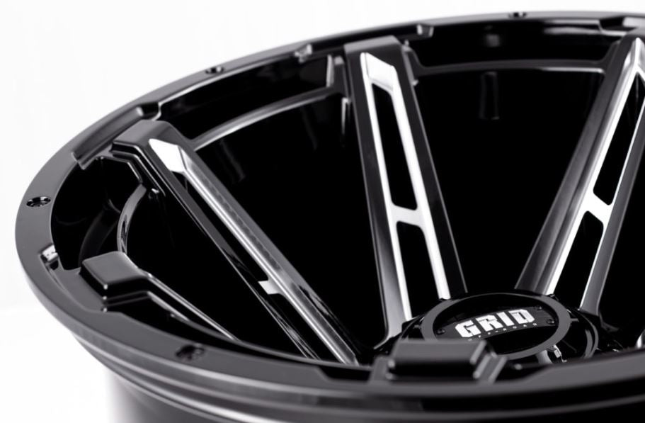 Product of Grid Wheels 20x9 Black With Natural Accents Wheel - Not Applicable Bolt Pattern 