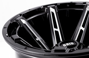 Product of Grid Wheels 20x9 Black With Natural Accents Wheel - Not Applicable Bolt Pattern 