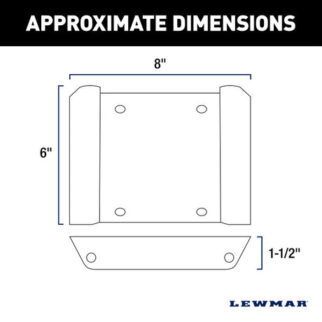 Lewmar 2023043513 Anchor System Mounting Bracket||2023043513_1.Jpg||86||lew2023043513||1558486
