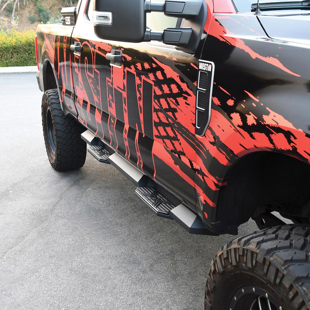 Product of Westin Automotive 56-23945 HDX Xtreme Nerf Bar With Surface Steps 