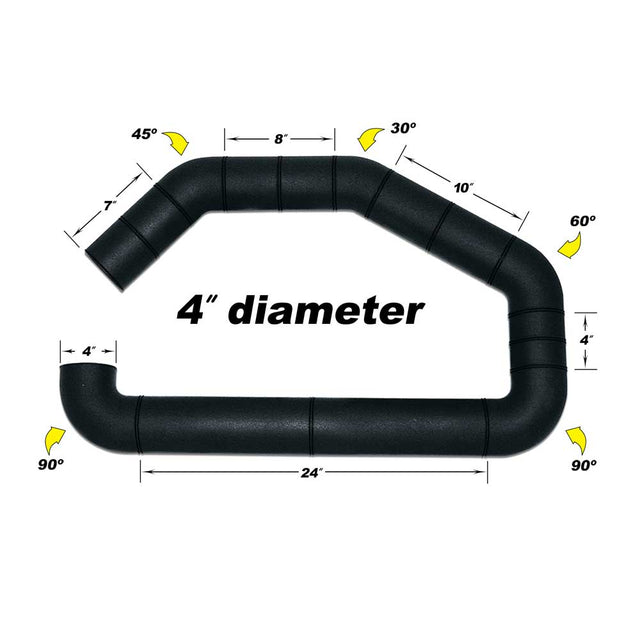 Airaid 100-400 Air Intake Tube||air-100-400.Jpg||85||a86100400||2236009