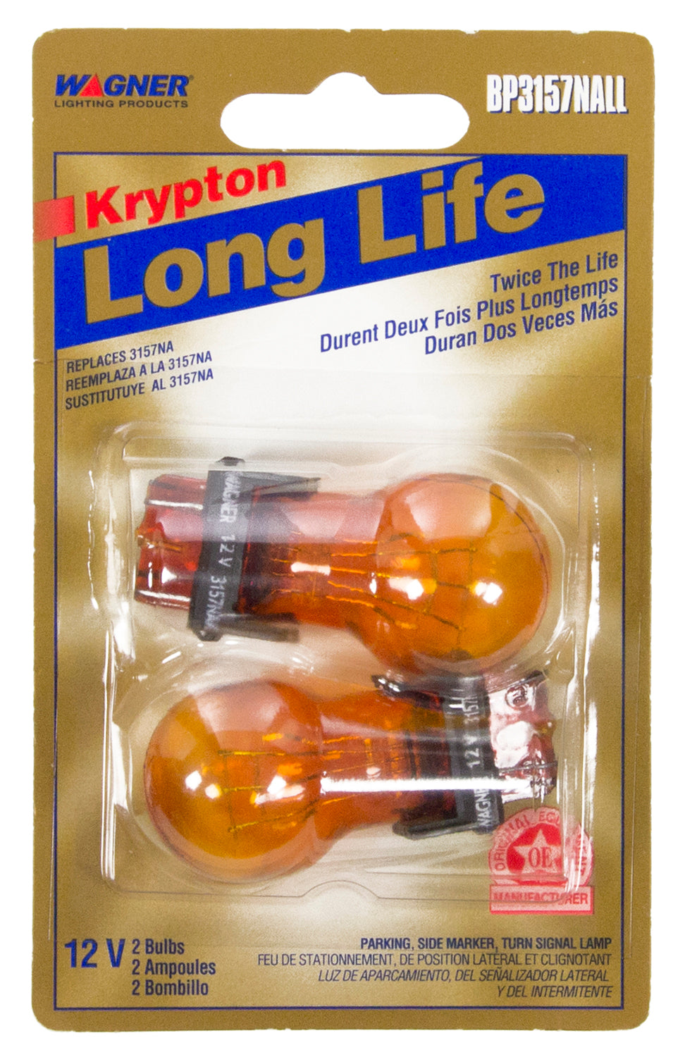 Wagner Lighting Bp3157nall Turn Signal Light Bulb||bp3157nall_P02_Pkg.Jpg||94||w31bp3157nall||1506303
