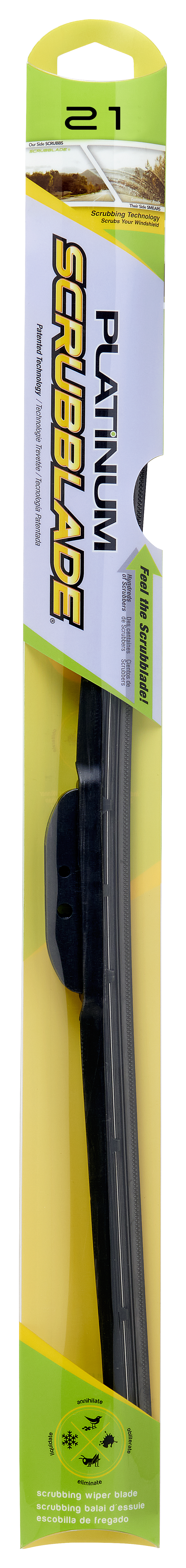 Scrubblade Hs2100 Windshield Wiper Blade||blades-Platinum21in-Pkg-Front_Edited-1.Png||88||scrhs2100||1522979