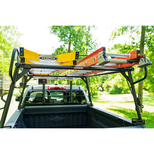 Product of Weather Guard (Werner) 1058-52-01 Bolt-On Black Matte Powder Coated Bar Style Headache Rack 