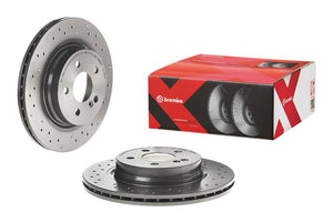Product of Brembo 09A7601XC02 Xtra Vented Cross Drilled 1 Piece Brake Rotor 