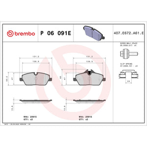 Brembo P06091e Brake Pad||p06091e_Drw.Jpg||88||brmp06091e||1754902