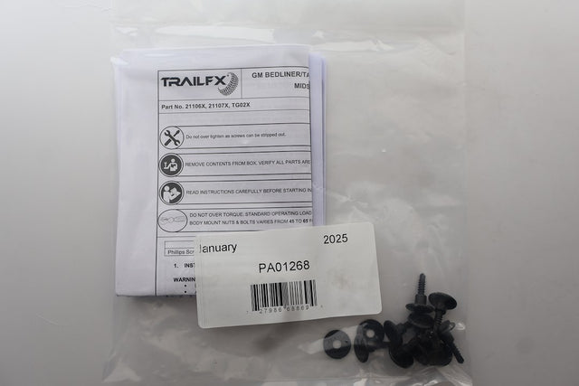 Duraliner Pa01268 Tailgate Liner Hardware||pa01268.Jpeg||85||p53pa01268||1573246