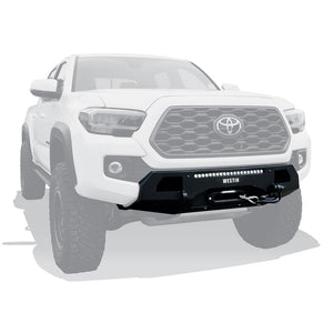Product of Westin Automotive 58-311045 Pro-Series Steel Textured Electro Coated Bumper 