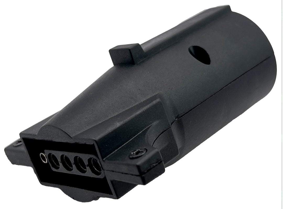 Rv Designer Tc507 Trailer Wiring Connector Adapter||tc507 Angled Side View.Jpg||87||r6rtc507||1698873