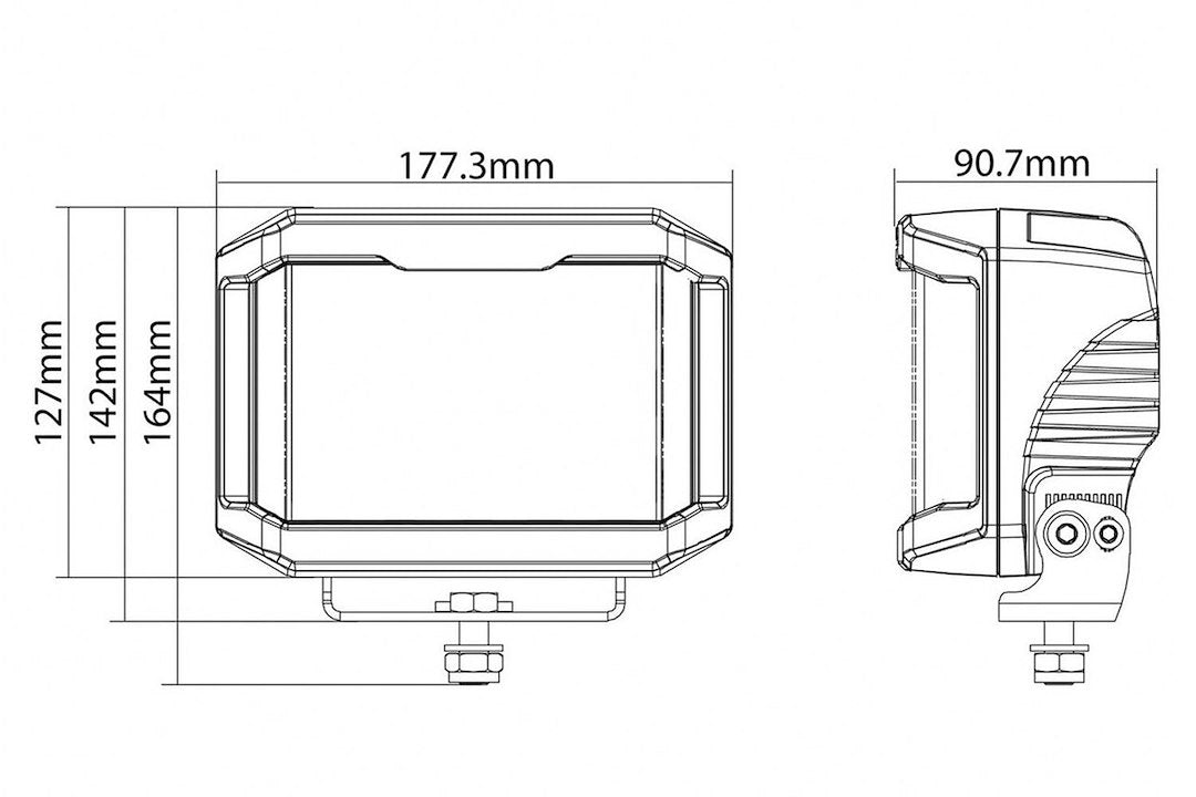 Product of Ironman 4x4 ILED5X7 Driving/ Fog Light 