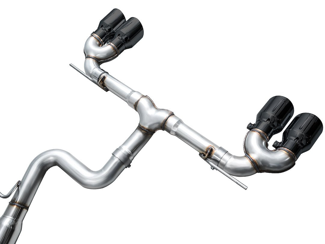 Product of AWE Tuning 3020-43658 Track Edition Cat-Back System Dual Exhaust System Kit 