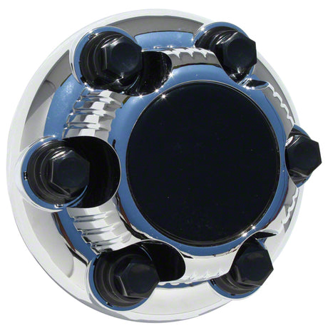 Product of Coast To Coast IWCC5129C Chrome Plated Silver With Black And Blue Insert Wheel Center Cap 