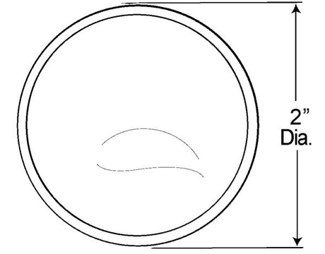 Product of Grote Industries 12201-5 Blind Spot Mirror