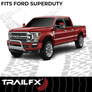 Product of TrailFX B0034S Bull Bar Polished 3 Inch Yes with skid plate 