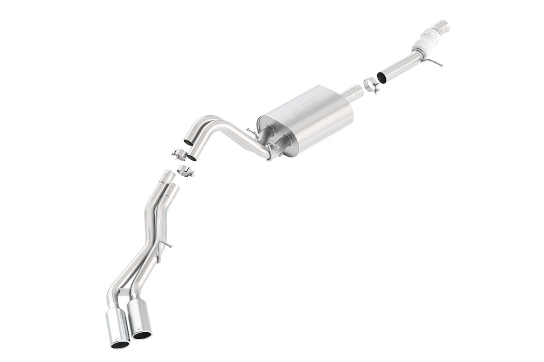 Product of Borla 140557 Touring Cat Back System Single Exhaust System Kit 