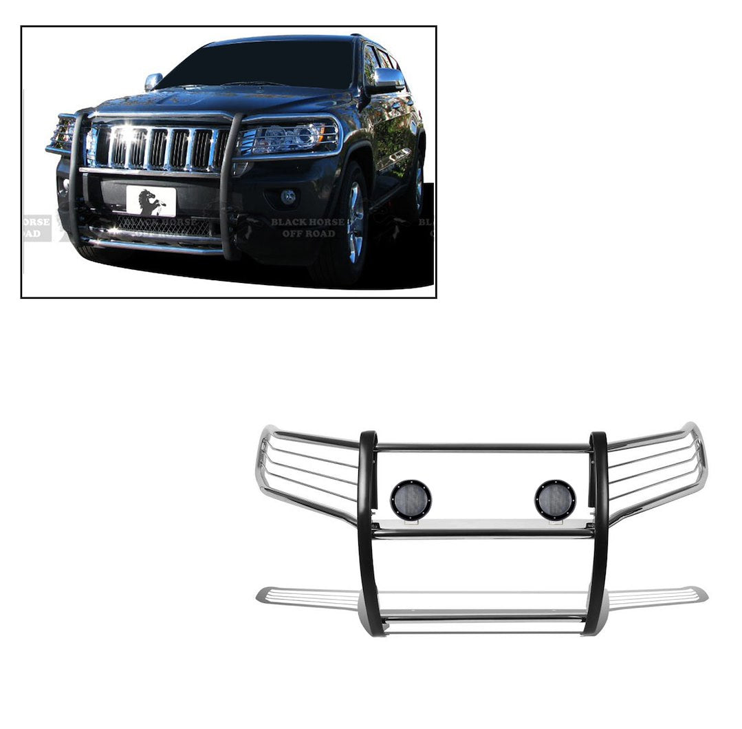 Product of Black Horse Offroad 17A080202MSS-PLFB Grille Guard  