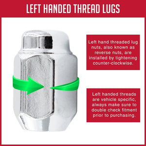 Product of Coyote Wheel Accessories 841141 60 Degree Conical 7/16x20 Left Hand Lug Nut 