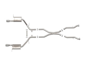Product of Advanced FLOW Engineering 49-32086-P Mach Force XP Cat Back System Dual Exhaust System Kit 