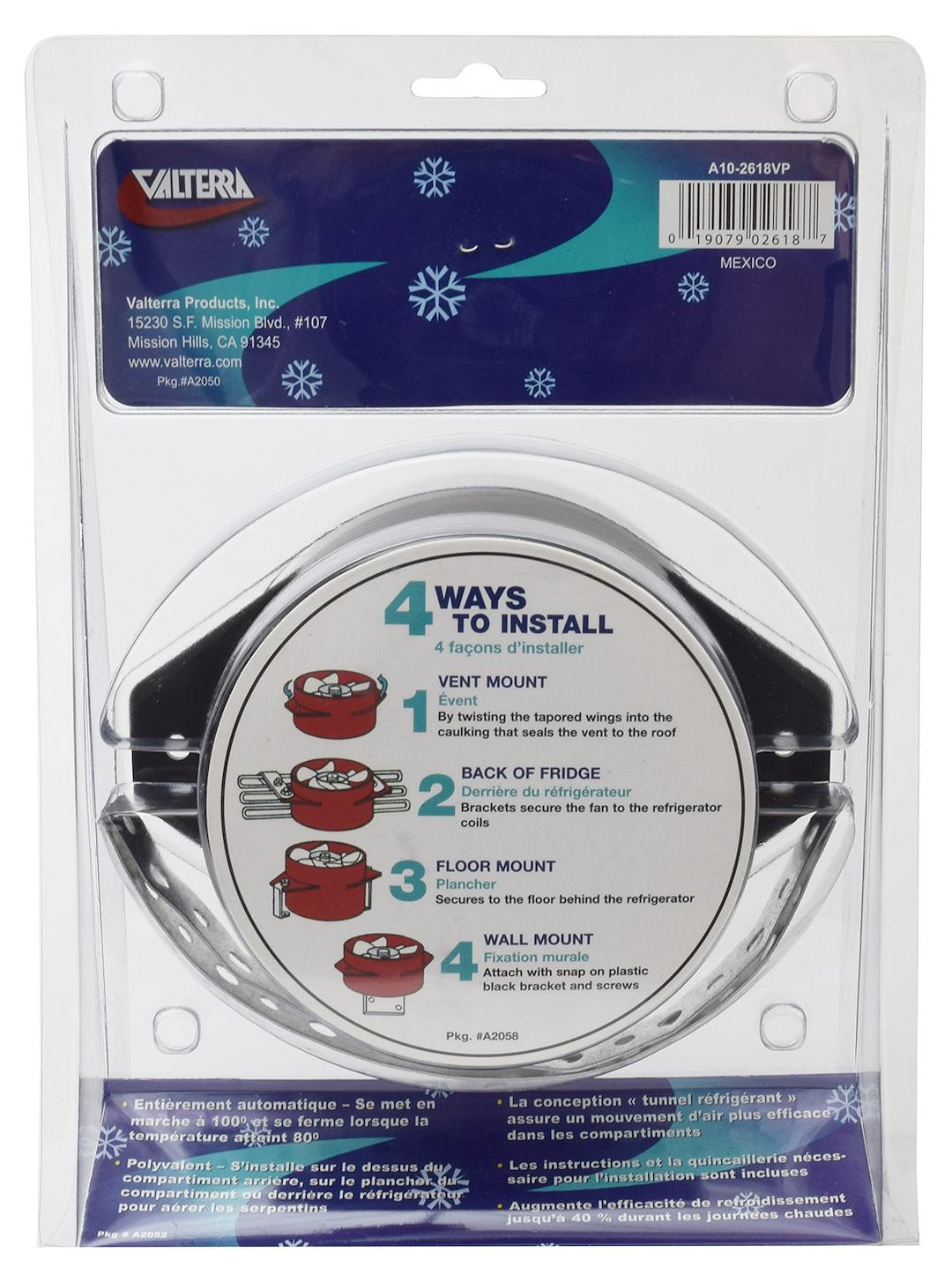 Valterra A10-2618vp Refrigerator Cooling Fan Assembly||a10-2618vp_3.Jpg||88||v46a102618vp||854156