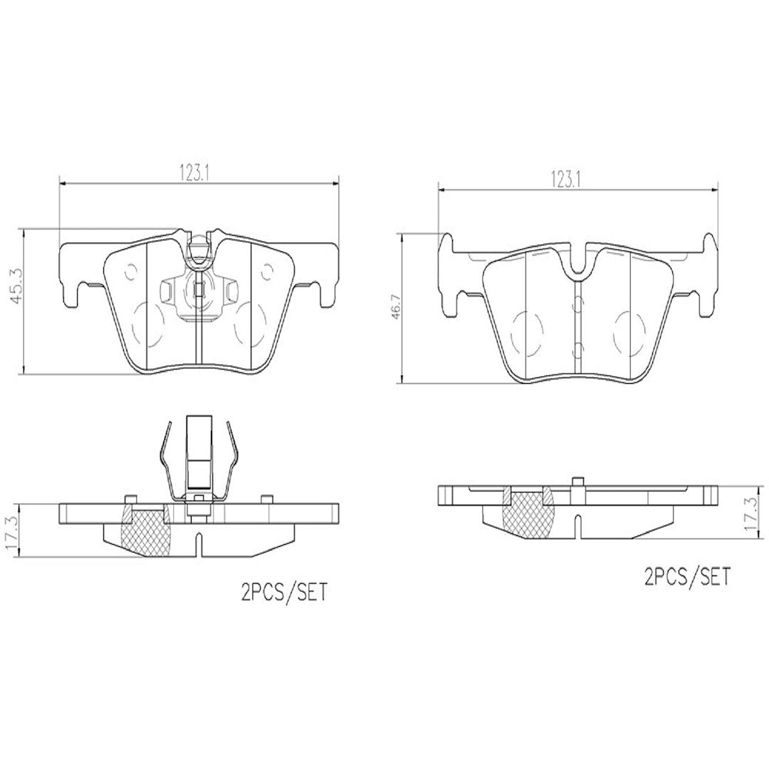 Brembo P06071n Brake Pad||p06071n_Drw.Jpg||91||brmp06071n||1754536