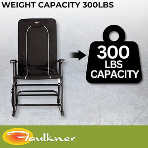 Faulkner 49597h Camping Chair||flk_49597h_Dakota Rocking Chair_Black_B2c_8.Jpg||93||flk49597h||1609054