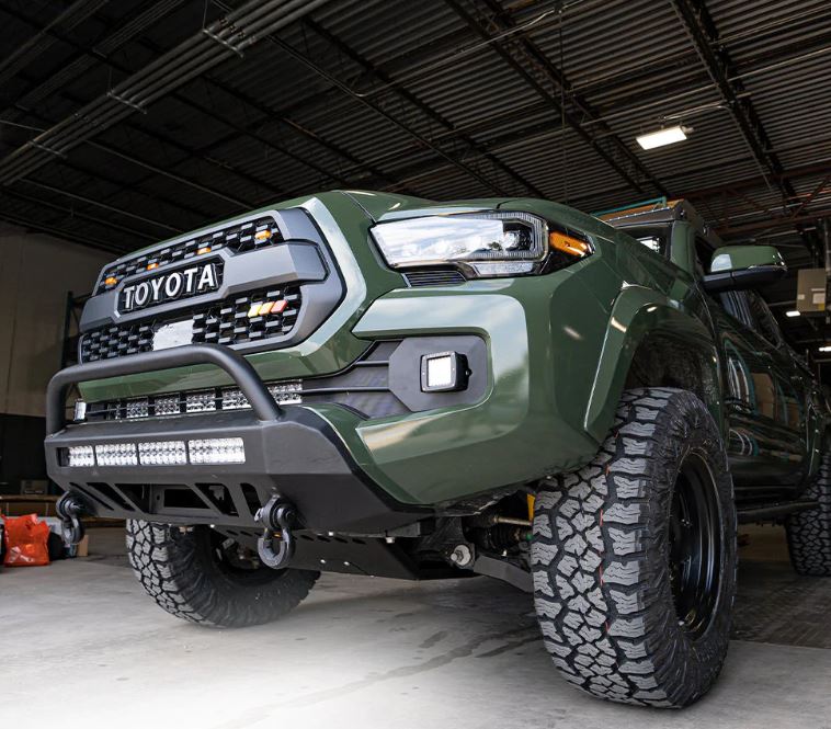 Product of Cali Raised LED CR3594 Steel Powder Coated Bumper 