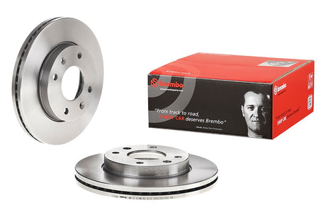 Product of Brembo 09955520C02 Vented 1 Piece Brake Rotor 