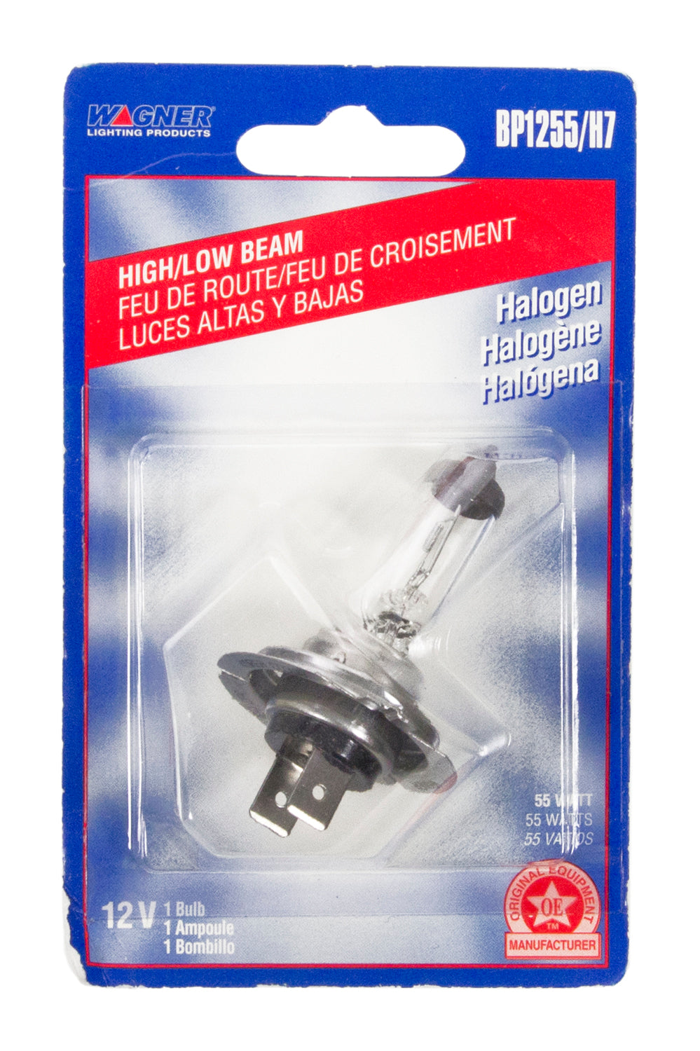 Wagner Lighting Bp1255/H7 Headlight Bulb||bp1255h7_P02_Pkg.Jpg||94||w31bp1255h7||999775