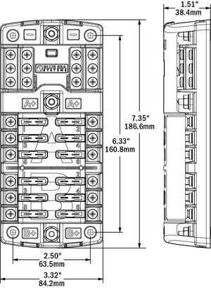 Blue Sea 5032-Bss Fuse Block||5032.Jpg||86||b6z5032bss||1638241