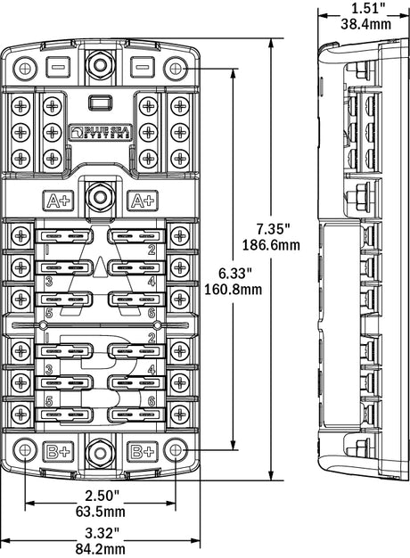 Blue Sea 5032-Bss Fuse Block||5032.Jpg||86||b6z5032bss||1638241