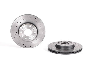 Product of Brembo 0991451XC02 Xtra Vented Cross Drilled 1 Piece Brake Rotor 
