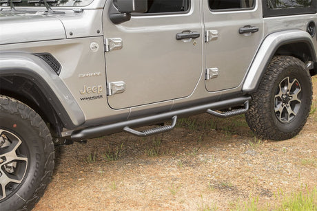 Product of Rugged Ridge 11596.04 SPARTAN™ Nerf Bar With Drop Down Steps 