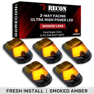 Recon Accessories 264342bkhpam Roof Marker Light||264342bkhpam_12.Jpg||95||r89264342bkam||1698935