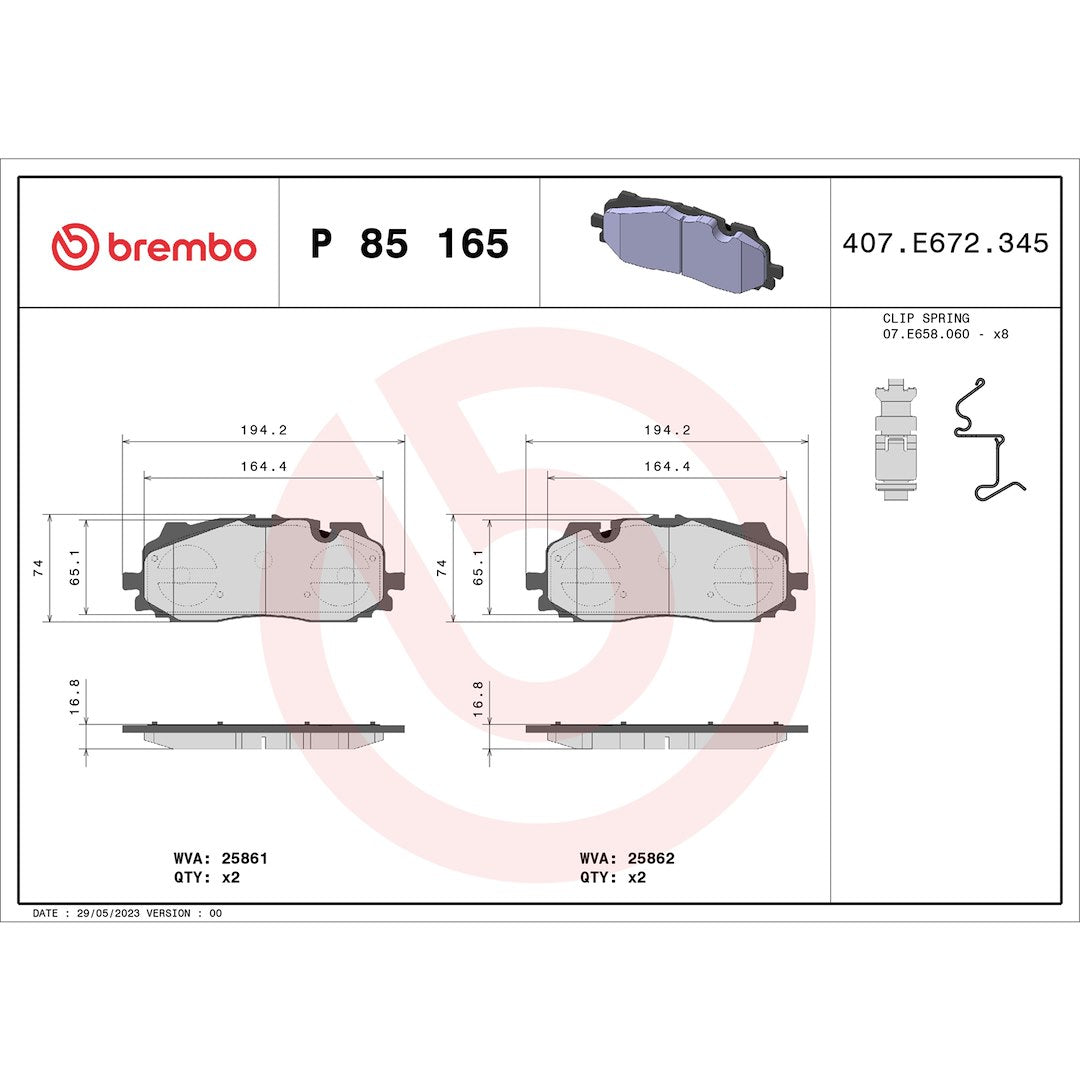 Brembo P85165 Brake Pad||p85165_Drw.Jpg||88||brmp85165||1754776