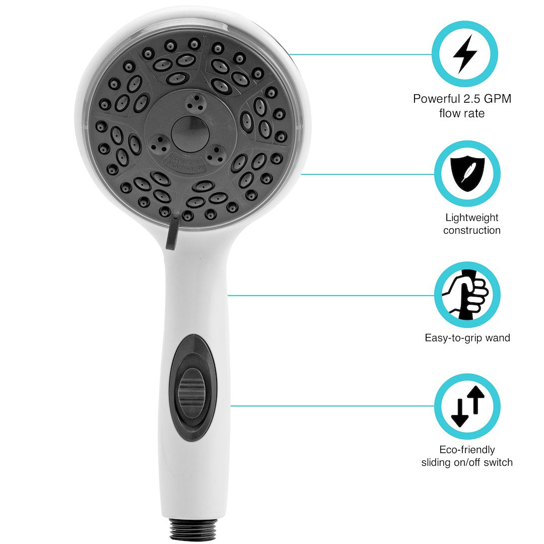 Dura Faucet Df-Sa432k-Wt Shower Head||df-Sa432k-Wt_Pic01.2.Jpg||89||d6udfsa432kwt||1479297