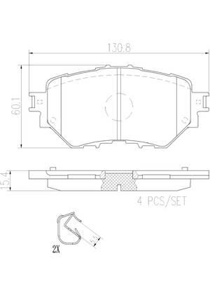Brembo P49052n Brake Pad||p49052n_1.Png||86||brmp49052n||2104625