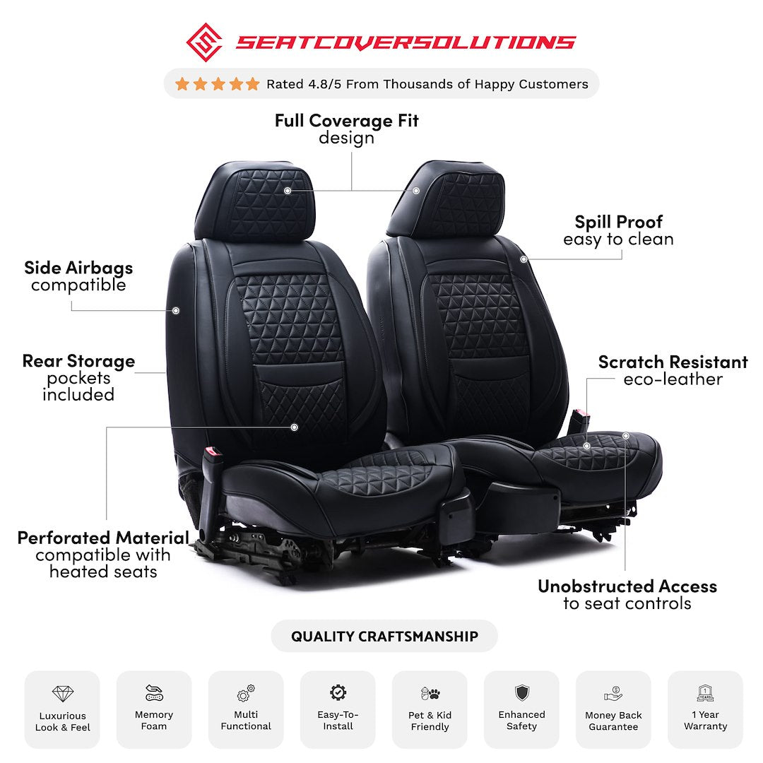 Seat Cover Solutions 10sbl Seat Cover||black Features.Jpg||87||scv10sbl||1744963