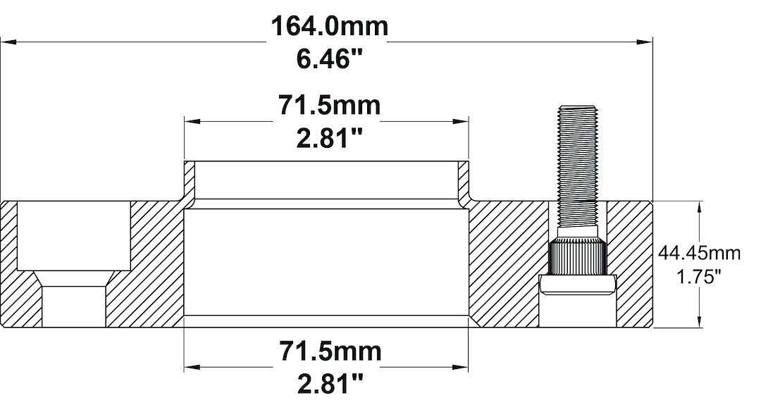 Product of Coyote Wheel Accessories 5500-5500h-D14 Wheel Adapter