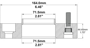 Product of Coyote Wheel Accessories 5500-5500h-D14 Wheel Adapter