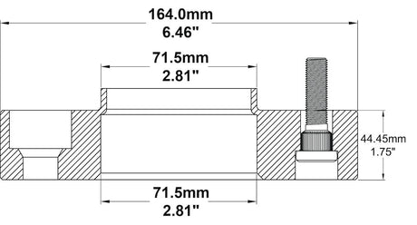 Product of Coyote Wheel Accessories 5500-5500h-D14 Wheel Adapter