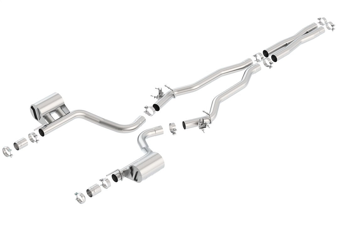 Product of Borla 140648 ATAK ® Series Cat Back System Dual Exhaust System Kit 