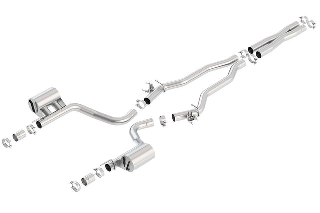 Product of Borla 140648 ATAK ® Series Cat Back System Dual Exhaust System Kit 