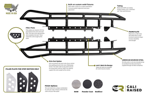 Product of Cali Raised LED CR2892 Step Edition Nerf Bar With Surface Steps 